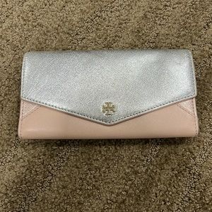 Tory Burch Metallic Wallet